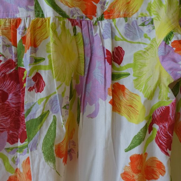 Anthropologie Yukiko Noritake Darcey Popover Swing Top XS 0 - Picture 13 of 16